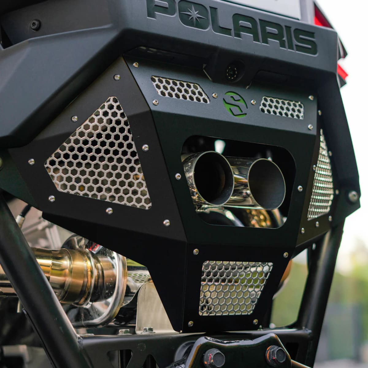 SDR Polaris RZR Pro R Rear Exhaust Grille Cover
