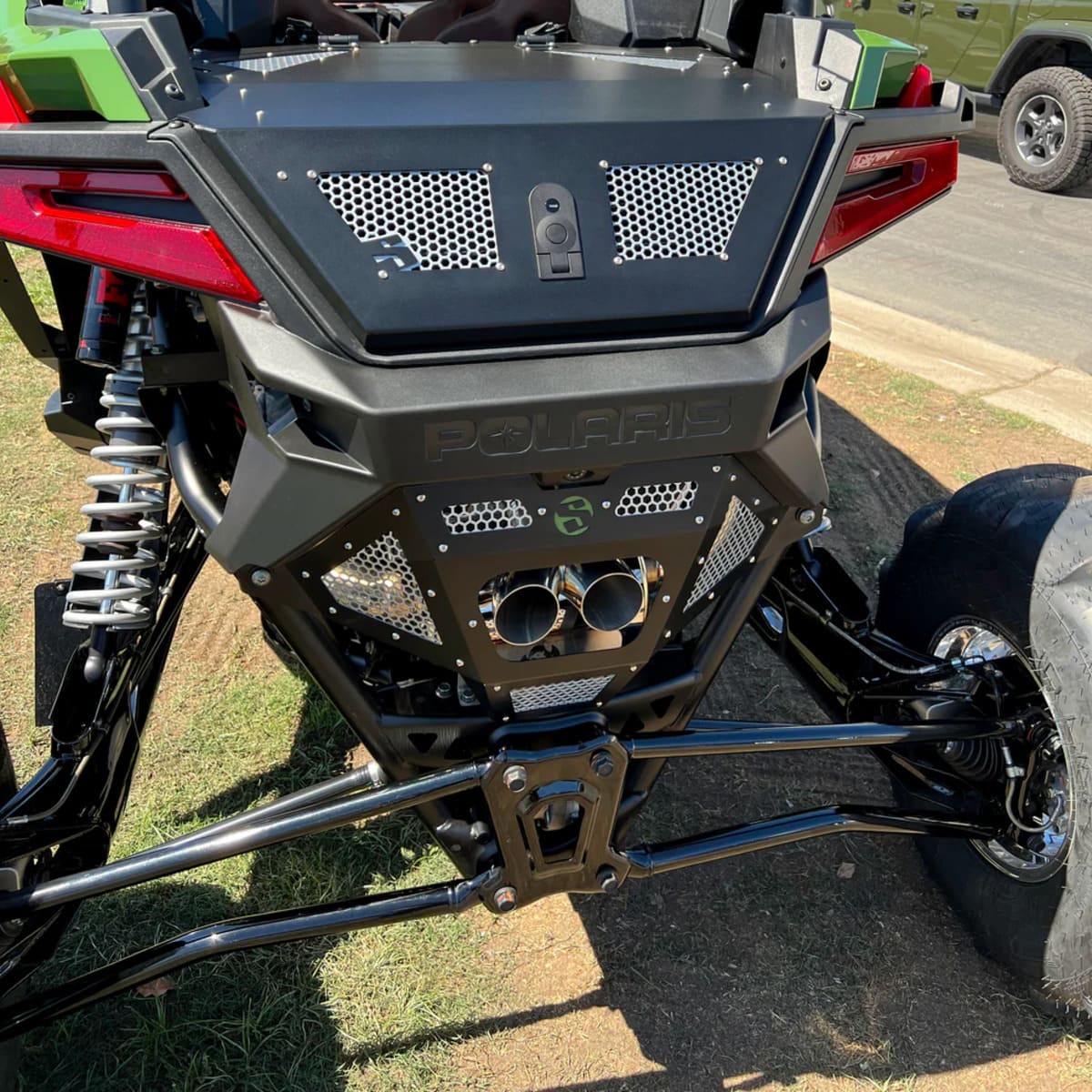 SDR Polaris RZR Pro R Rear Exhaust Grille Cover