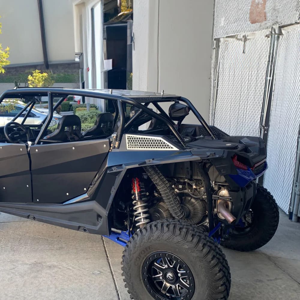 SDR Polaris RZR XP Turbo/ Turbo S Bed Side Grilles - Tall