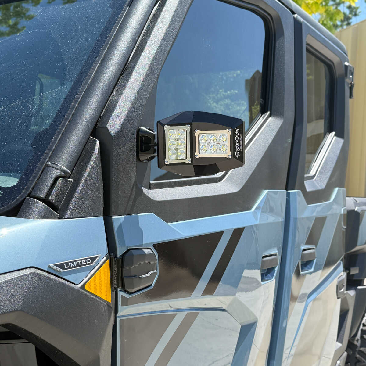 Sector Seven Kawasaki Ridge Spectrum LED Lighted Mirrors