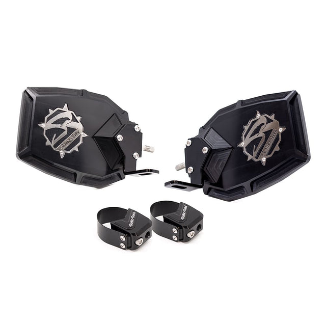 Sector Seven Stealth Navigator Mirrors w/ Light Brackets Set