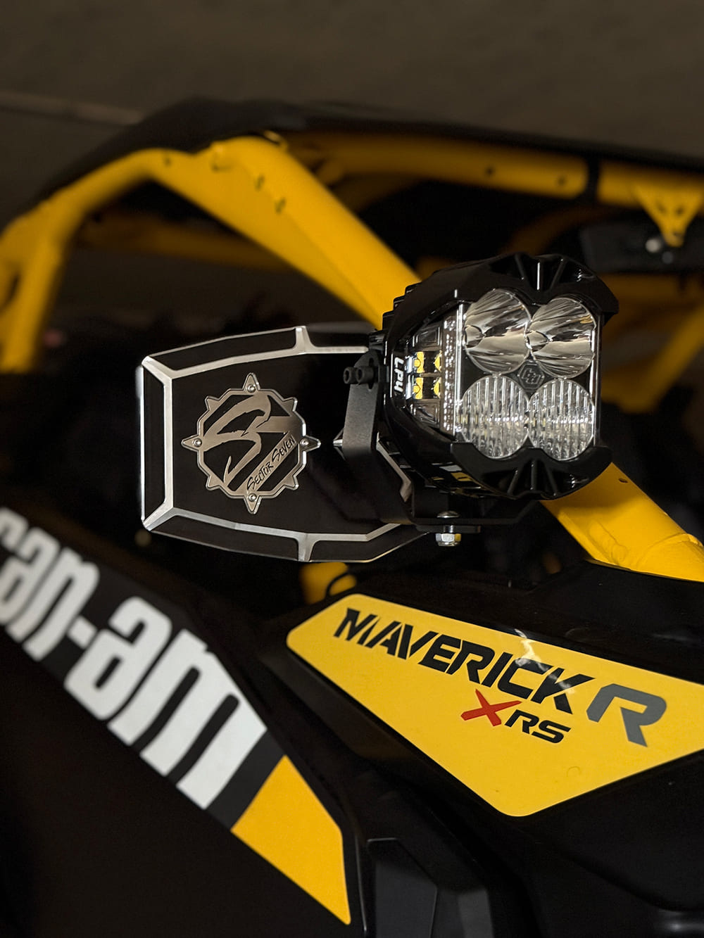 Sector Seven Stealth Navigator Mirrors w/ Light Brackets Set