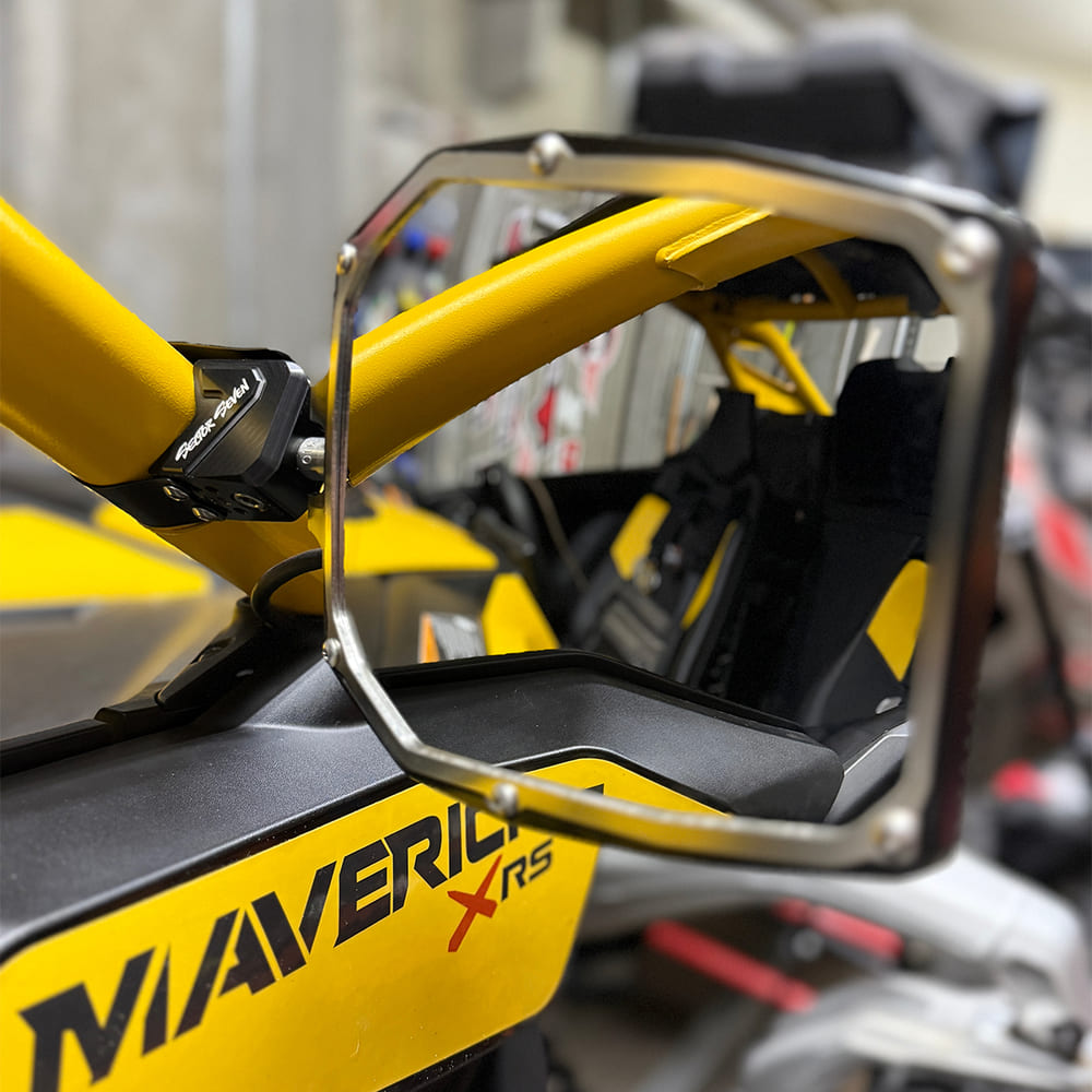 Sector Seven Navigator Mirrors W/ Light Brackets Set