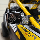 Sector Seven Navigator Mirrors With Light Brackets M10-1.25 Threaded Ball Mount