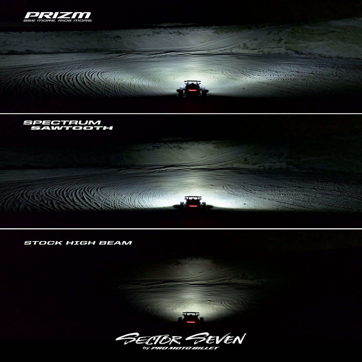 Sector Seven PRIZM LED Lighted Mirrors