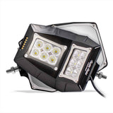 Sector Seven Sawtooth Black LED Light Mirror Pro Fit Cage Mounts