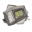 Sector Seven Spectrum LED Light Mirror with M10-1.25 Threaded Ball Mount - Grey 