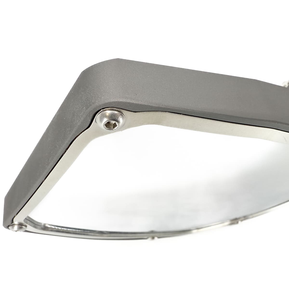 Sector Seven Spectrum LED Light Mirror with M10-1.25 Threaded Ball Mount - Grey 