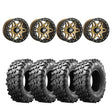 Sedona Black/Bronze Split 6 Beadlock & Maxxis Radial Carnivore Wheel & Tire Kit