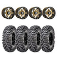 Sedona Black/Bronze Split 6 Beadlock & Maxxis Radial Roxxzilla Wheel & Tire Kit