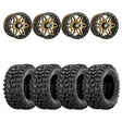 Sedona Black/Bronze Split 6 Beadlock & Sedona Buzz Saw RT Wheel & Tire Kit