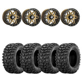 Sedona Black/Bronze Split 6 Beadlock & Sedona Buzz Saw RT Wheel & Tire Kit