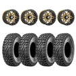 Sedona Black/Bronze Split 6 Beadlock & Sedona Ridge Saw Wheel & Tire Kit