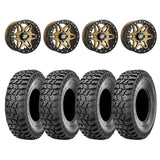 Sedona Black/Bronze Split 6 Beadlock & Sedona Ridge Saw Wheel & Tire Kit