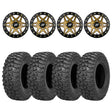 Sedona Black/Bronze Split 6 Beadlock & Sedona Trail Saw Wheel & Tire Kit