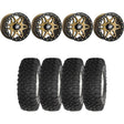 Sedona Black/Bronze Split 6 Beadlock & System 3 XC450 Radial Wheel & Tire Kit
