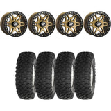 Sedona Black/Bronze Split 6 Beadlock & System 3 XC450 Radial Wheel & Tire Kit