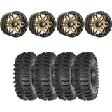 Sedona Black/Bronze Split 6 Beadlock & System 3 XT400 Extreme Trail Radial Wheel & Tire Kit