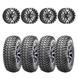 Sedona Black/Machined Split 6 Beadlock & Maxxis Liberty Performance Off Road Wheel & Tire Kit