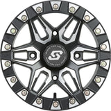 Sedona Black/Machined Split 6 Beadlock & Maxxis Radial Roxxzilla Wheel & Tire Kit