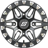 Sedona Black/Machined Split 6 Beadlock & Sedona Buzz Saw RT Wheel & Tire Kit