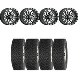 Sedona Black/Machined Split 6 Beadlock & System 3 Off-Road DX440 Wheel & Tire Kit