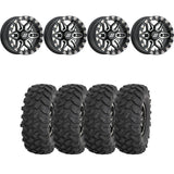 Sedona Black/Machined Split 6 Beadlock & System 3 Offroad XTR370 Wheel & Tire Kit