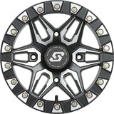 Sedona Black/Machined Split 6 Beadlock & System 3 XT400 Extreme Trail Radial Wheel & Tire Kit