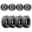 Sedona Black Sano Beadlock & Maxxis Radial Carnivore Wheel & Tire Kit