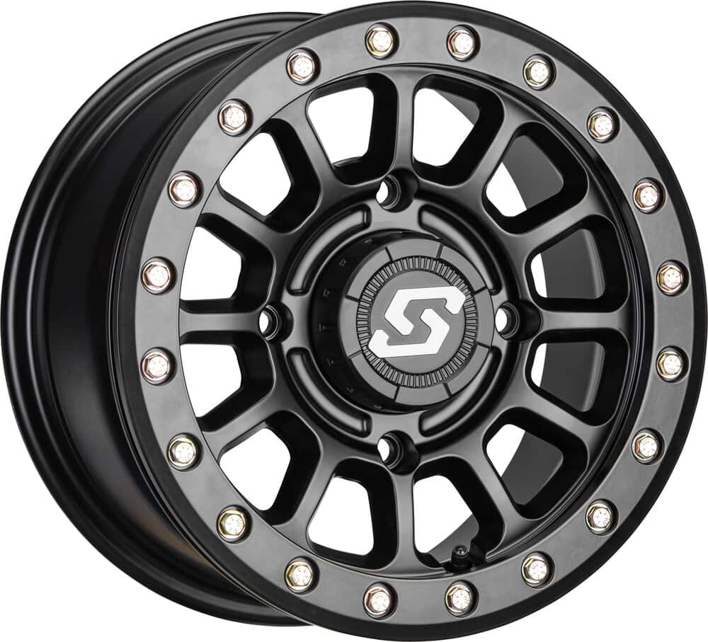 Sedona Black Sano Beadlock & Maxxis Radial Carnivore Wheel & Tire Kit