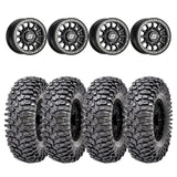 Sedona Black Sano Beadlock & Maxxis Radial Roxxzilla Wheel & Tire Kit