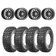 Sedona Black Sano Beadlock & Sedona Ridge Saw Wheel & Tire Kit