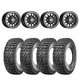 Sedona Black Sano Beadlock & Sedona Ridge Saw Wheel & Tire Kit