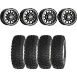 Sedona Black Sano Beadlock & System 3 XC450 Radial Wheel & Tire Kit