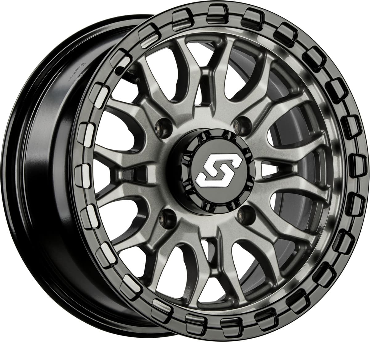 Sedona Ignition Non-Beadlock Wheel - Gunmetal/Black