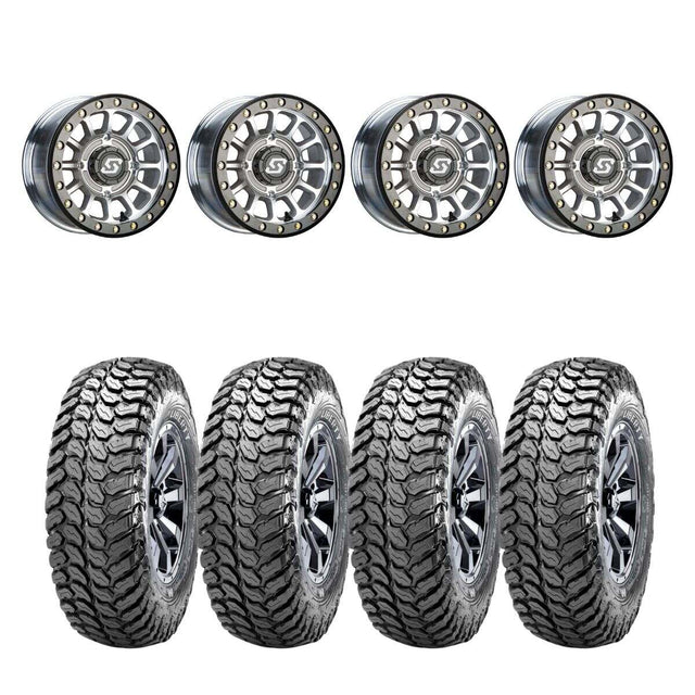 Sedona Machined Sano Beadlock & Maxxis Liberty Performance Off Road Wheel & Tire Kit