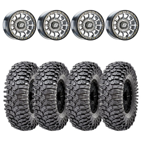 Sedona Machined Sano Beadlock & Maxxis Radial Roxxzilla Wheel & Tire Kit