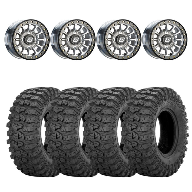 Sedona Machined Sano Beadlock & Sedona Rockabilly Wheel & Tire Kit
