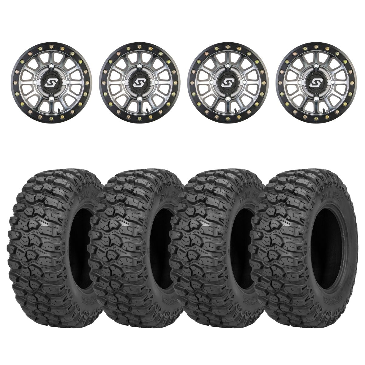Sedona Machined Sano Beadlock & Sedona Trail Saw Wheel & Tire Kit