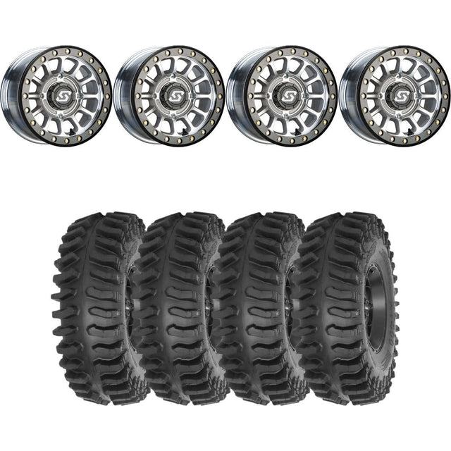 Sedona Machined Sano Beadlock & System 3 XT400 Extreme Trail Radial Wheel & Tire kit