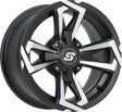 Sedona Riot Wheel - Black Machined