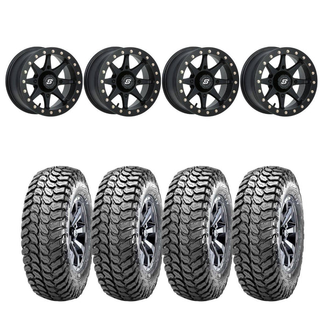 Sedona Sano Beadlock Black & Maxxis Liberty Performance Off Road Wheel & Tire Kit