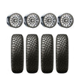 Sedona Sano Machined Beadlock & BFGoodrich T/A KM3 UTV Mud-Terrain Wheel & Tire Kit