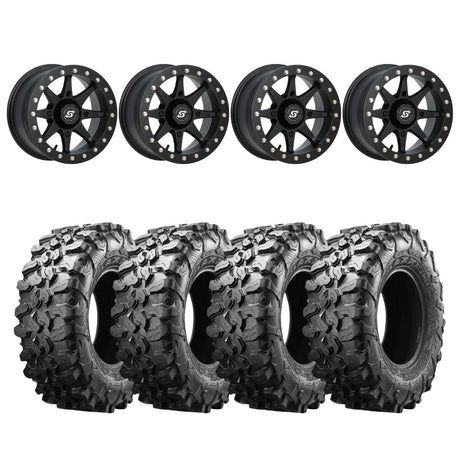 Sedona Storm Beadlock & Maxxis Radial Carnivore Wheel & Tire Kit