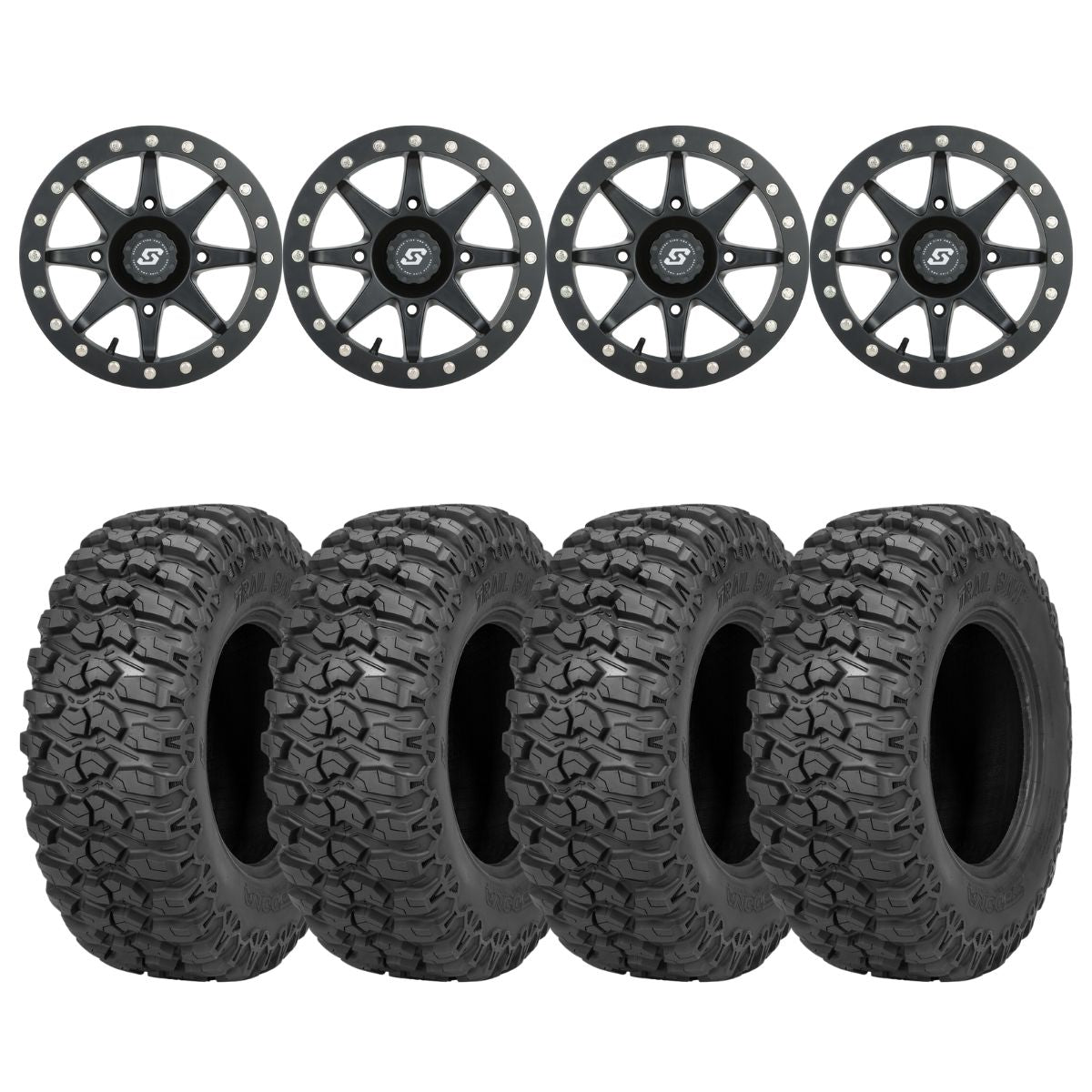Sedona Storm Beadlock & Sedona Trail Saw Wheel & Tire Kit
