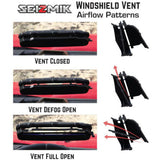 Seizmik '04-'13 Yamaha Rhino Full UV Resistant Poly Windshield