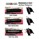 Seizmik '06-'20 John Deere Gator HPX Uncoated Poly & ABS Versa-Vent Windshield