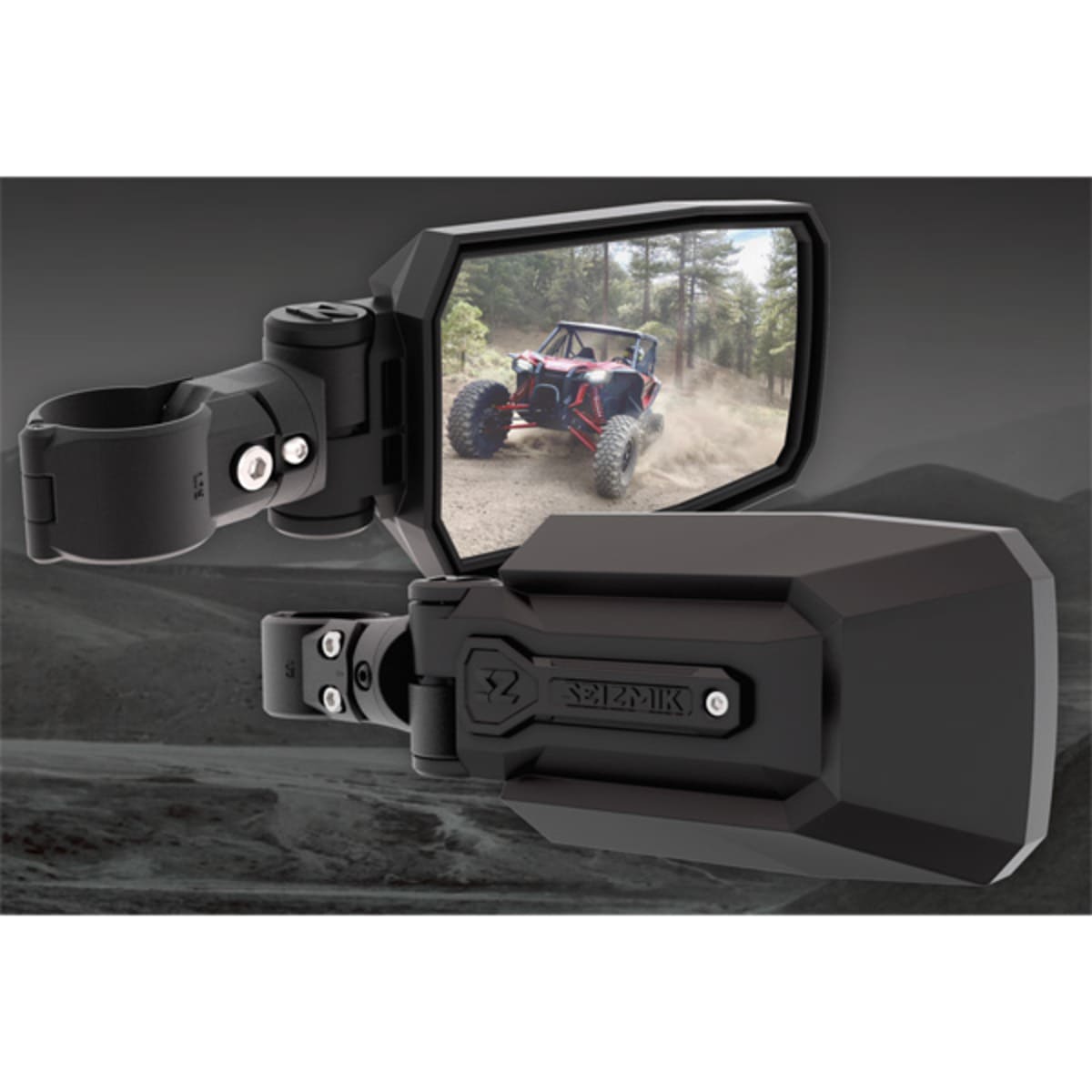 Seizmik 1.875"-2" Round Tube Trail Rider Side View Mirror