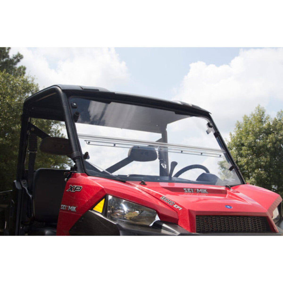 Seizmik '13-'26 Polaris Ranger XP 900 Full Size Pro-Fit Versa-Fold Uncoated Poly Windshield