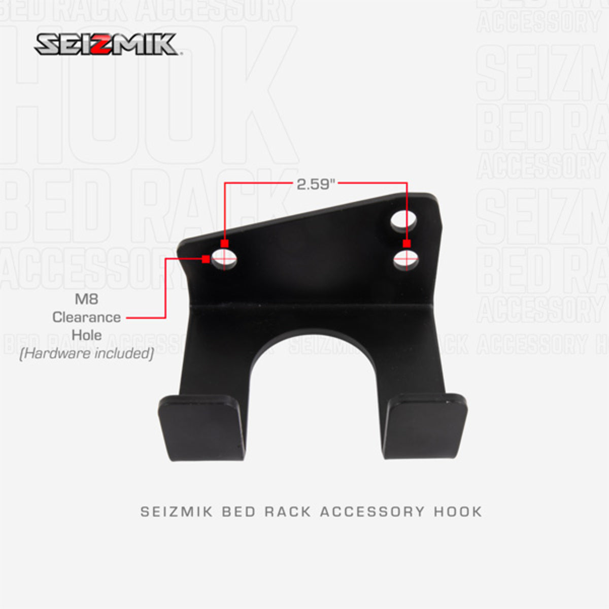 Seizmik '15-'26 Can-Am Defender HD9 Bed Rack Accessory Hook
